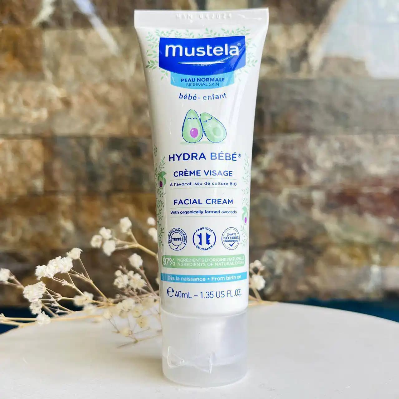 کرم صورت هیدرا ب ب موستلا Mustela مرطوب کننده ماستلا — تصویر ۳
