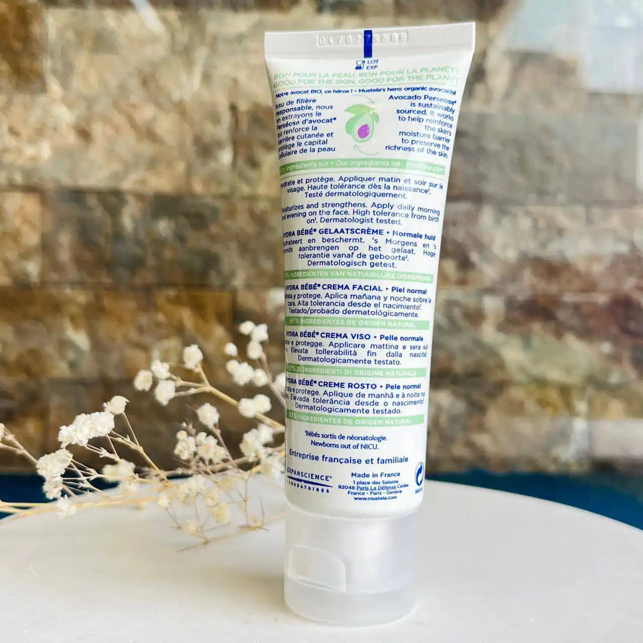 کرم صورت هیدرا ب ب موستلا Mustela مرطوب کننده ماستلا — تصویر ۴