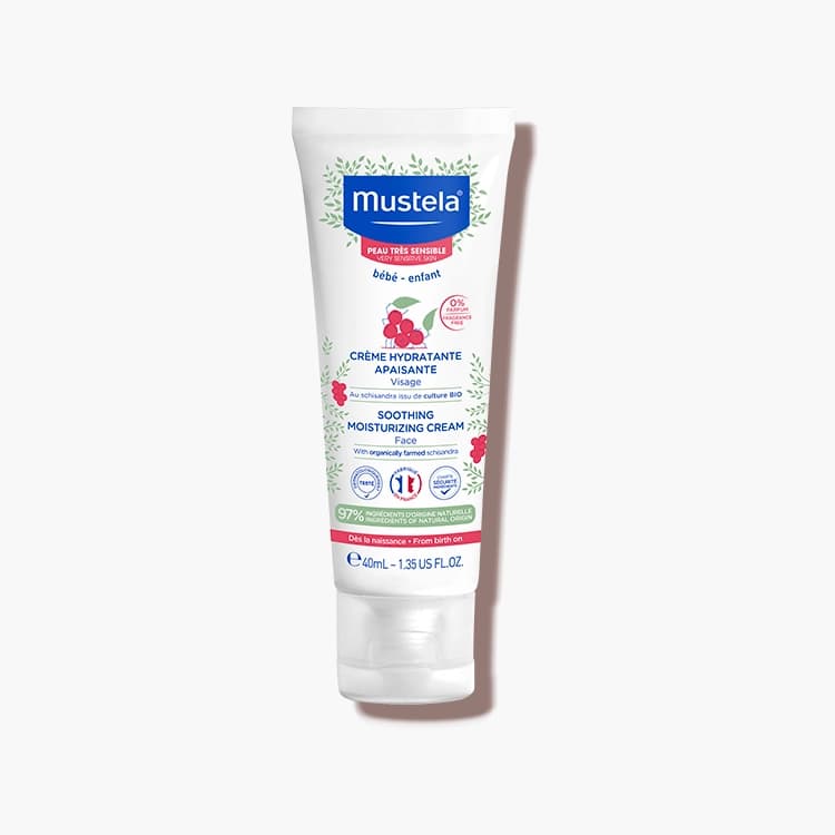 کرم صورت تسکیندهنده سوتینگ موستلا Mustela ماستلا پوست حساس — تصویر ۵
