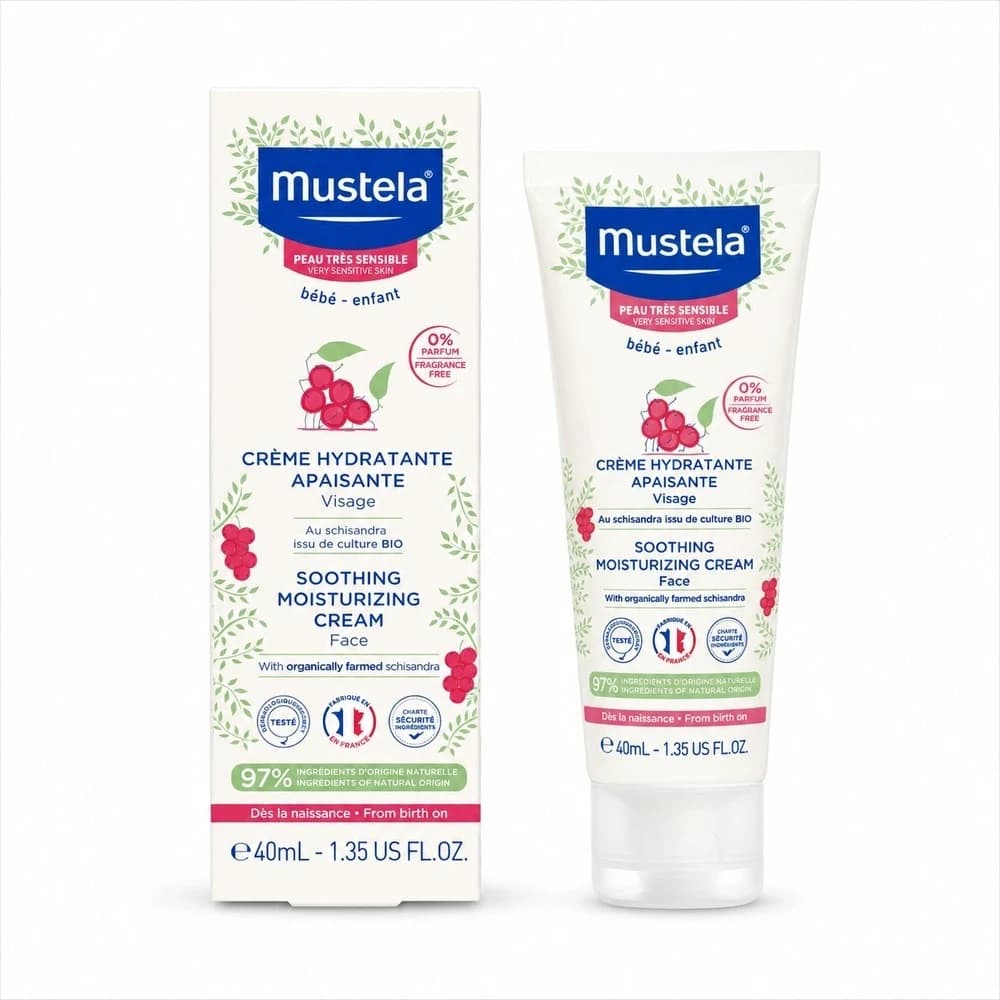 کرم صورت تسکیندهنده سوتینگ موستلا Mustela ماستلا پوست حساس