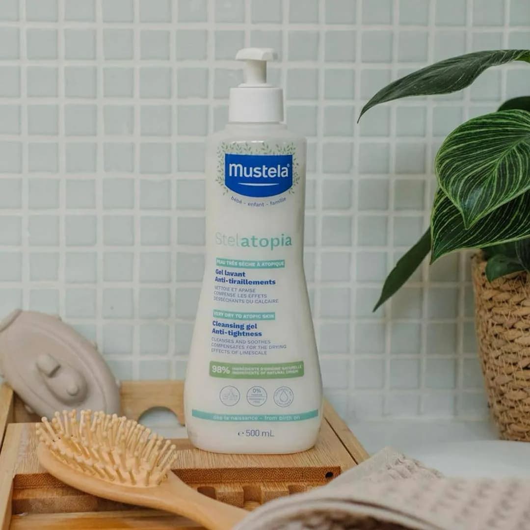 ژل شستشوی سر و بدن استلاتوپیا موستلا Mustela ماستلا ۵۰۰ میل — تصویر ۶