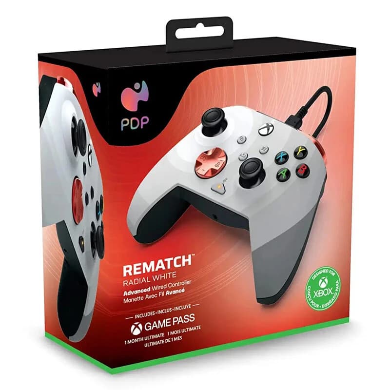 دسته بازی PDP Rematch Radial White XBOX Series X/S / PC — تصویر ۳