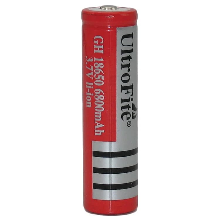 باتری لیتیومی 3.7 ولت 18650 UltraFire 6800mAh
