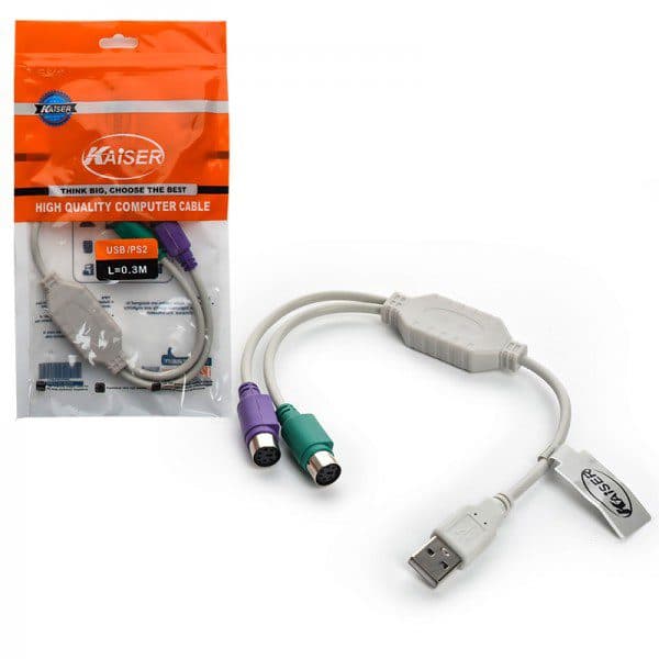 تبدیل کابلی برددار PS2 TO USB — تصویر ۲