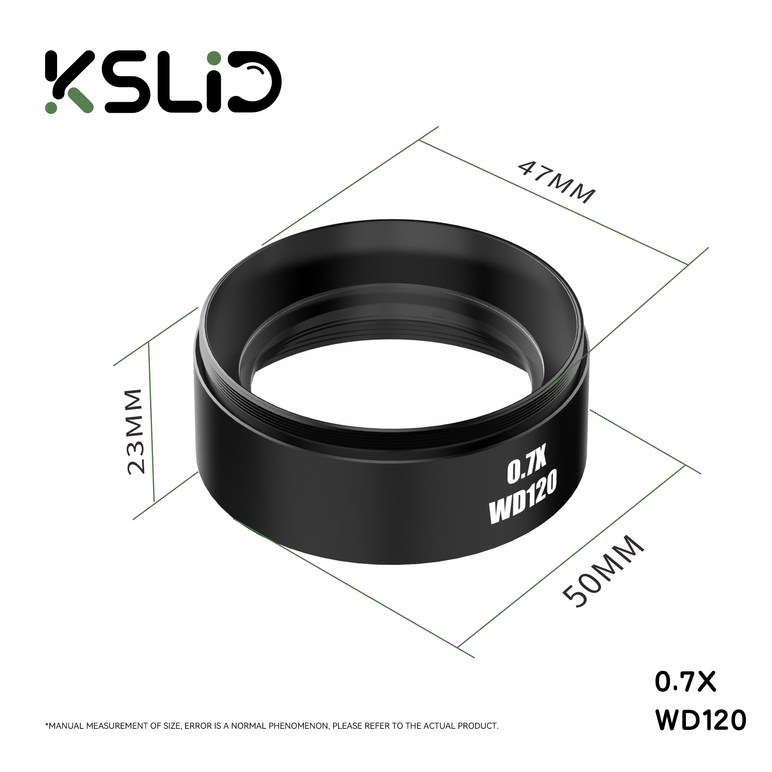 لنز واید لوپ مدل 0.7X WD120 — تصویر ۴