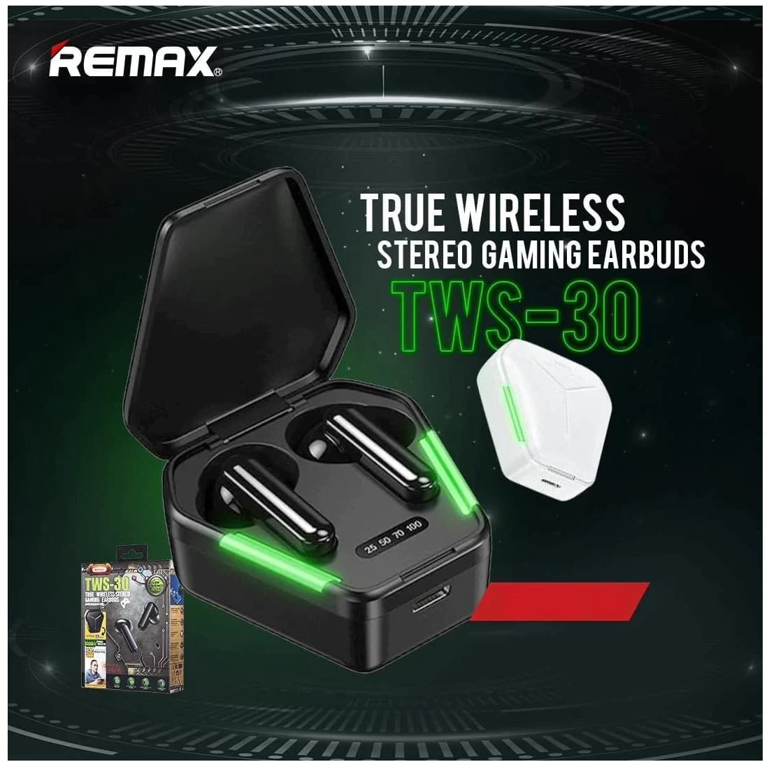 هندزفری بیسیم REMAX TWS-30 (اصلی)+گارانتی 18 ماهه✅ — تصویر ۴