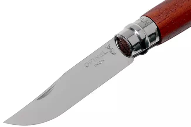 چاقوی اوپینل مدل Luxury دسته چوب پادوک سایز No.08 — تصویر ۴