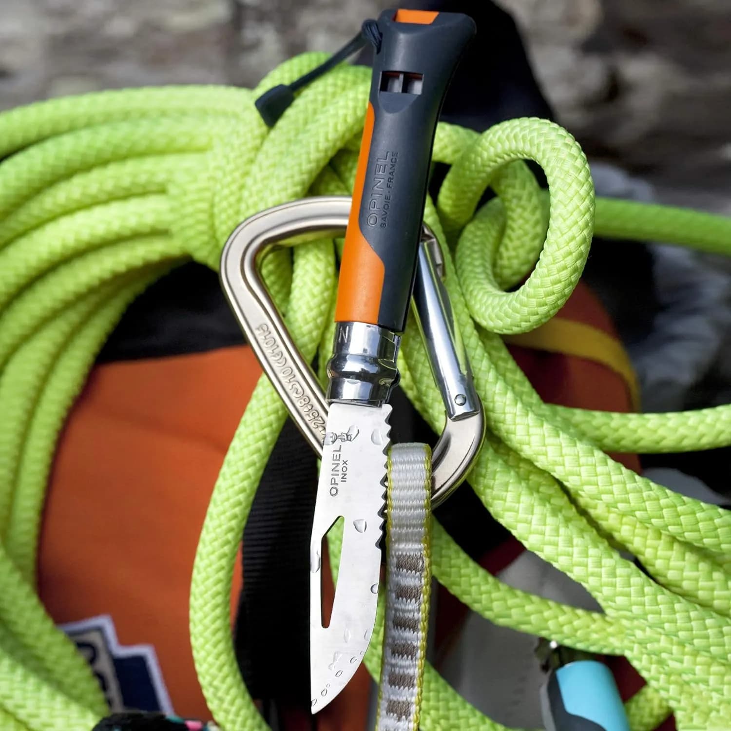 چاقوی اوپینل مدل Outdoor سایز No.08 نارنجی — تصویر ۸