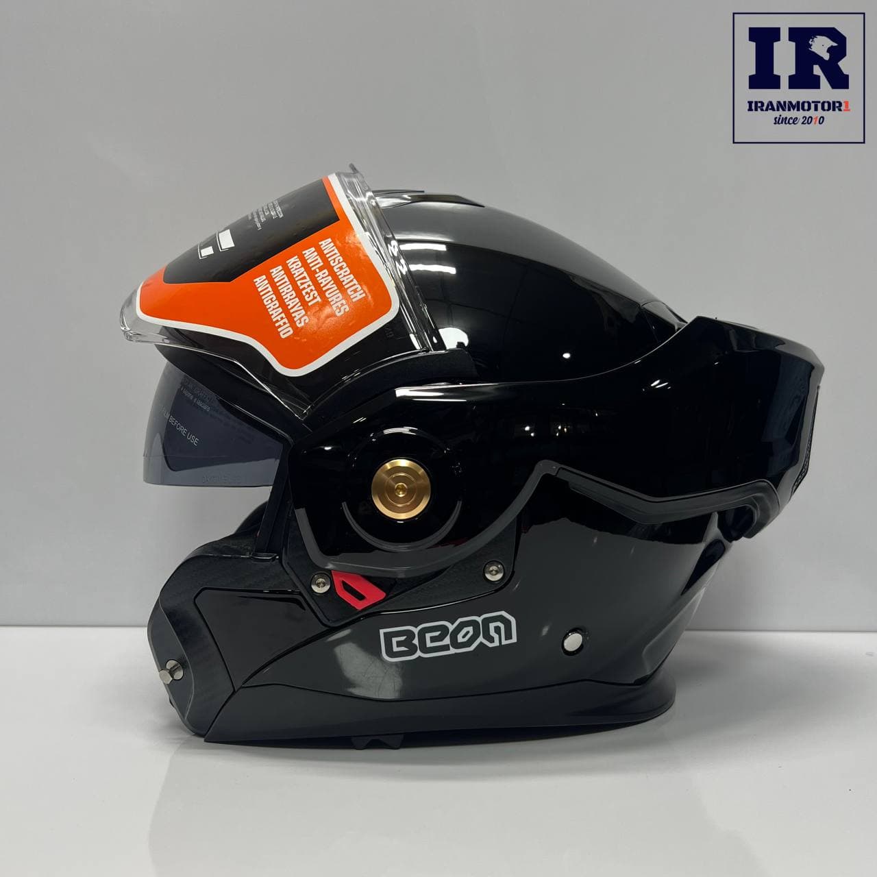 کلاه کاسکت فول متحرک بیون beon B709 – مشکی براق