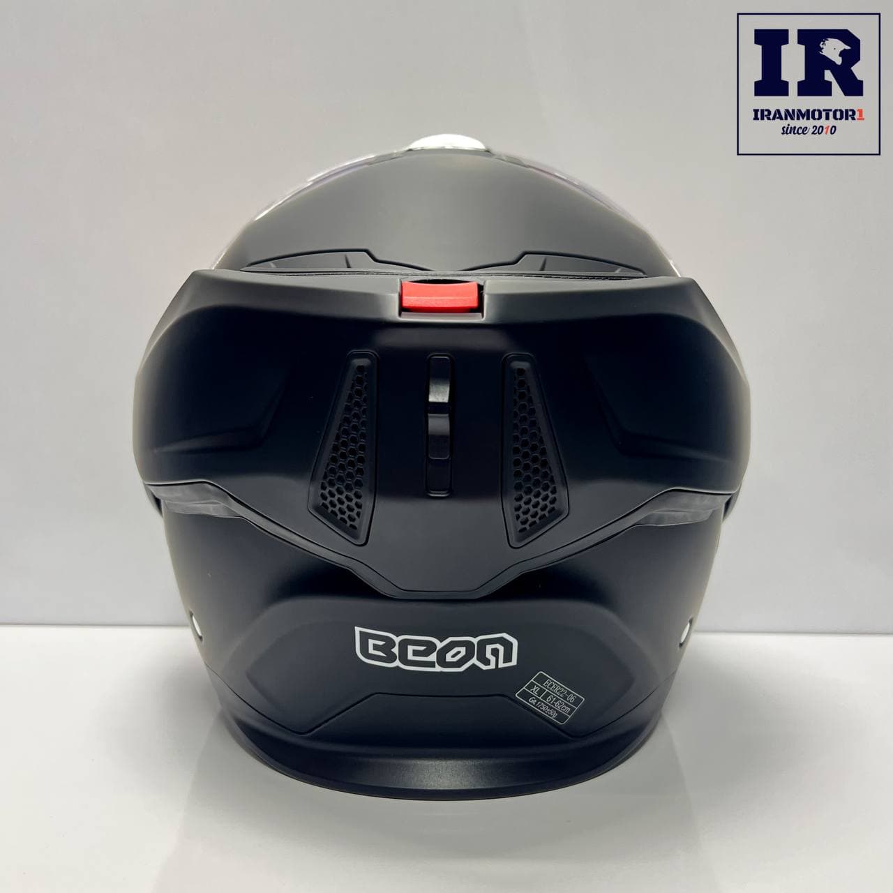 کلاه کاسکت فول متحرک بیون beon B709 – مشکی مات — تصویر ۴