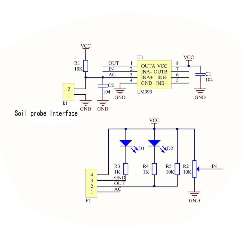 ماژول سنسور رطوبت سنج خاک مدل AHN-72 — تصویر ۸