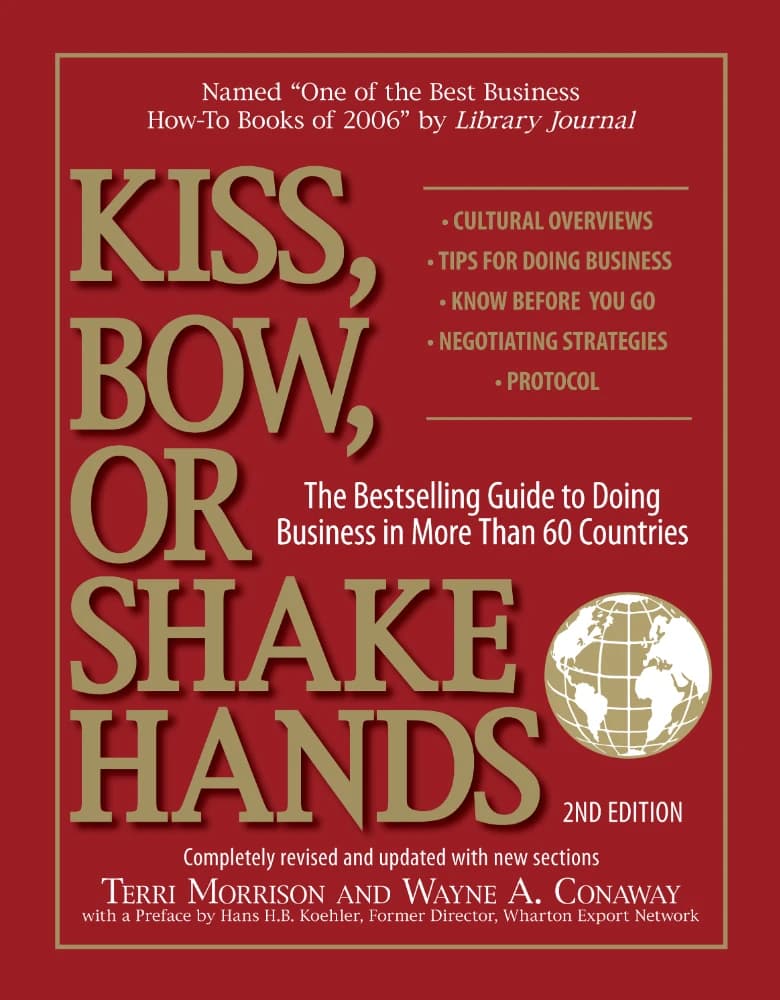 کتاب Kiss, Bow, or Shake Hands (ببوسید، تعظیم کنید یا دست بدهید) نسخه انگلیسی PDF | Terri Morrison, Wayne A. Conaway