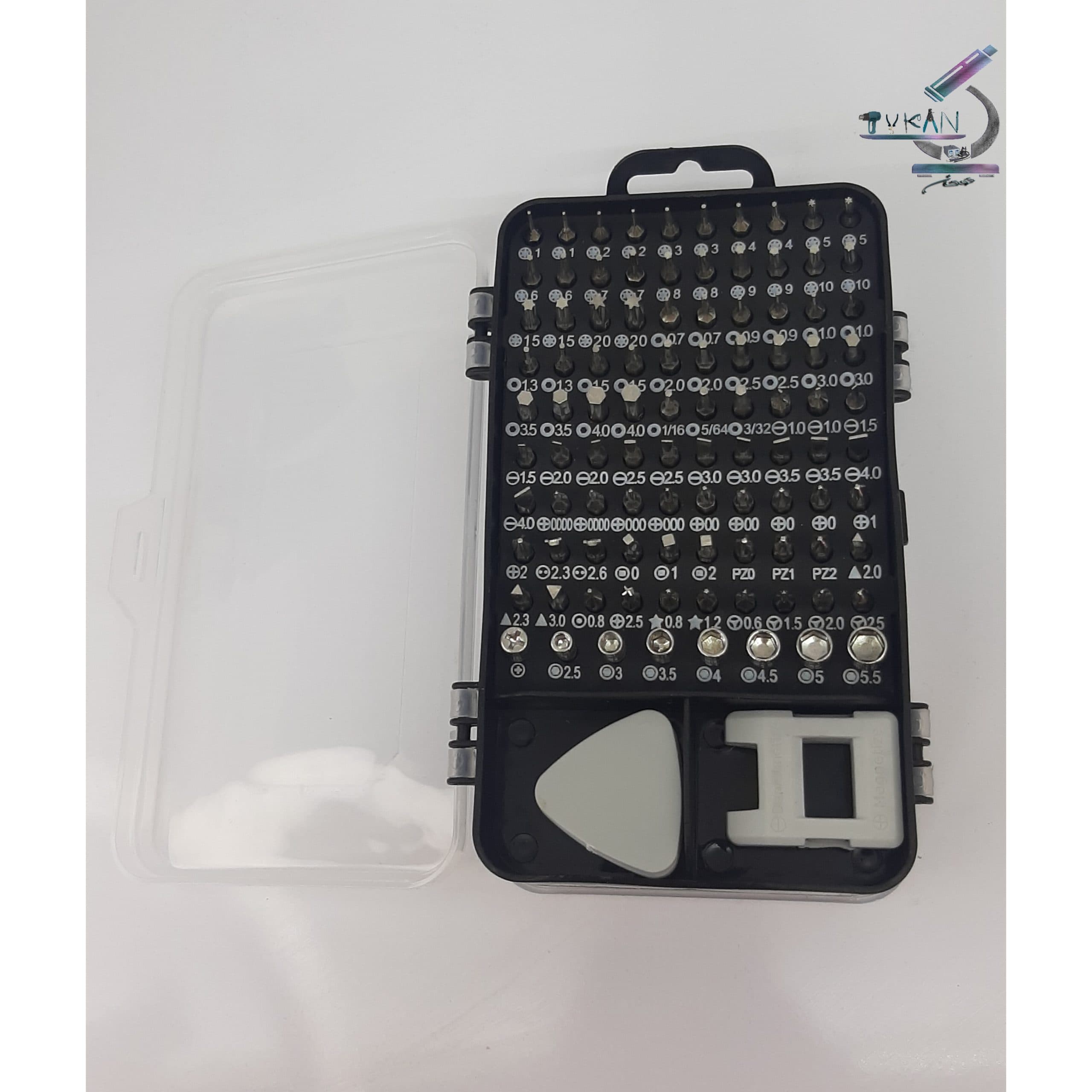 پیچ گوشتی ست 115تیکه طوسی مدل EAG-0115A(کیفیت بالا) — تصویر ۵