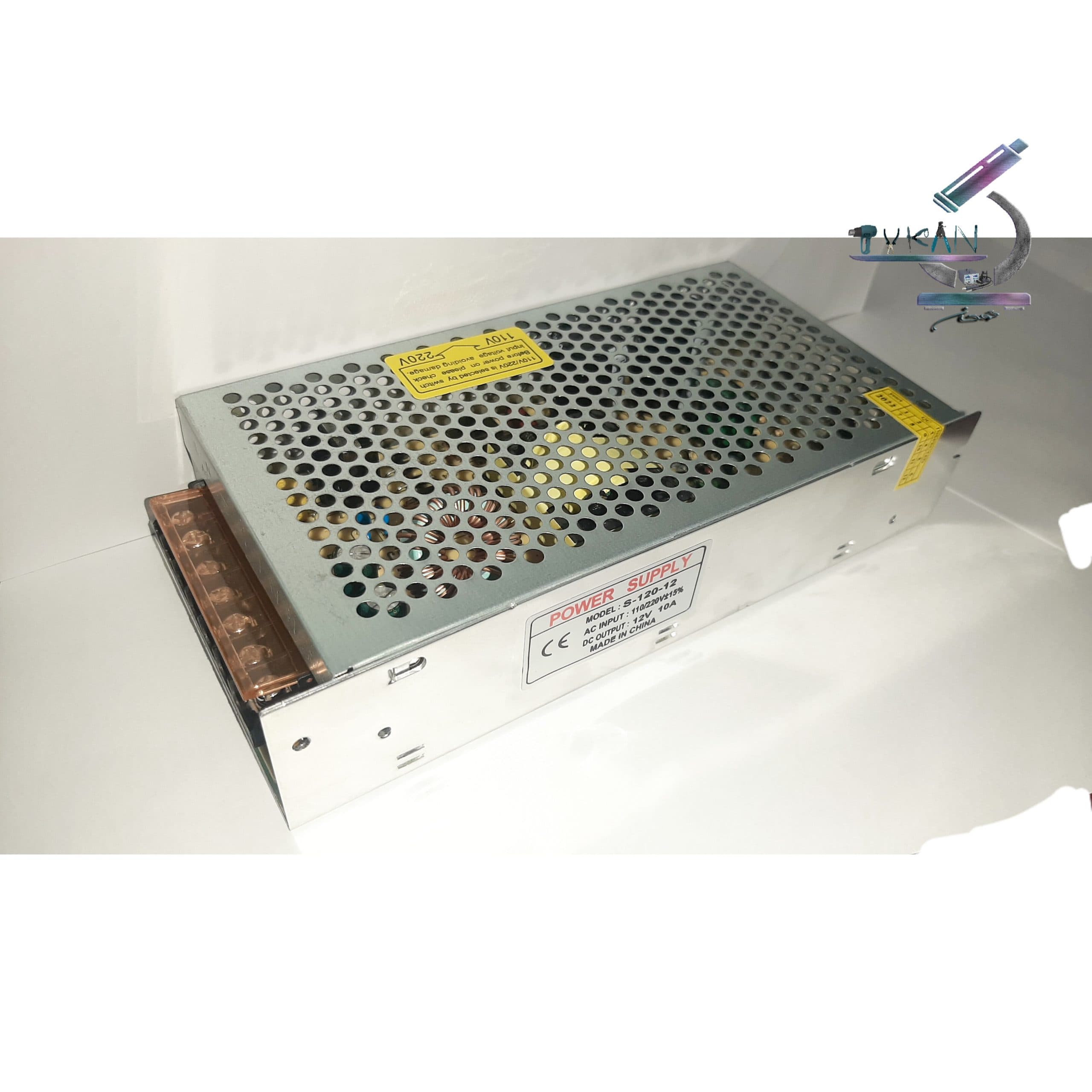 منبع تغذیه 12ولت 10آمپر 12V 10A — تصویر ۴