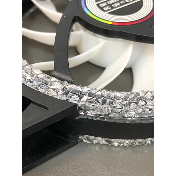 فن کیس گیمینگ کریستالی COOLKEEPER 12*12 RGB-F120 — تصویر ۷