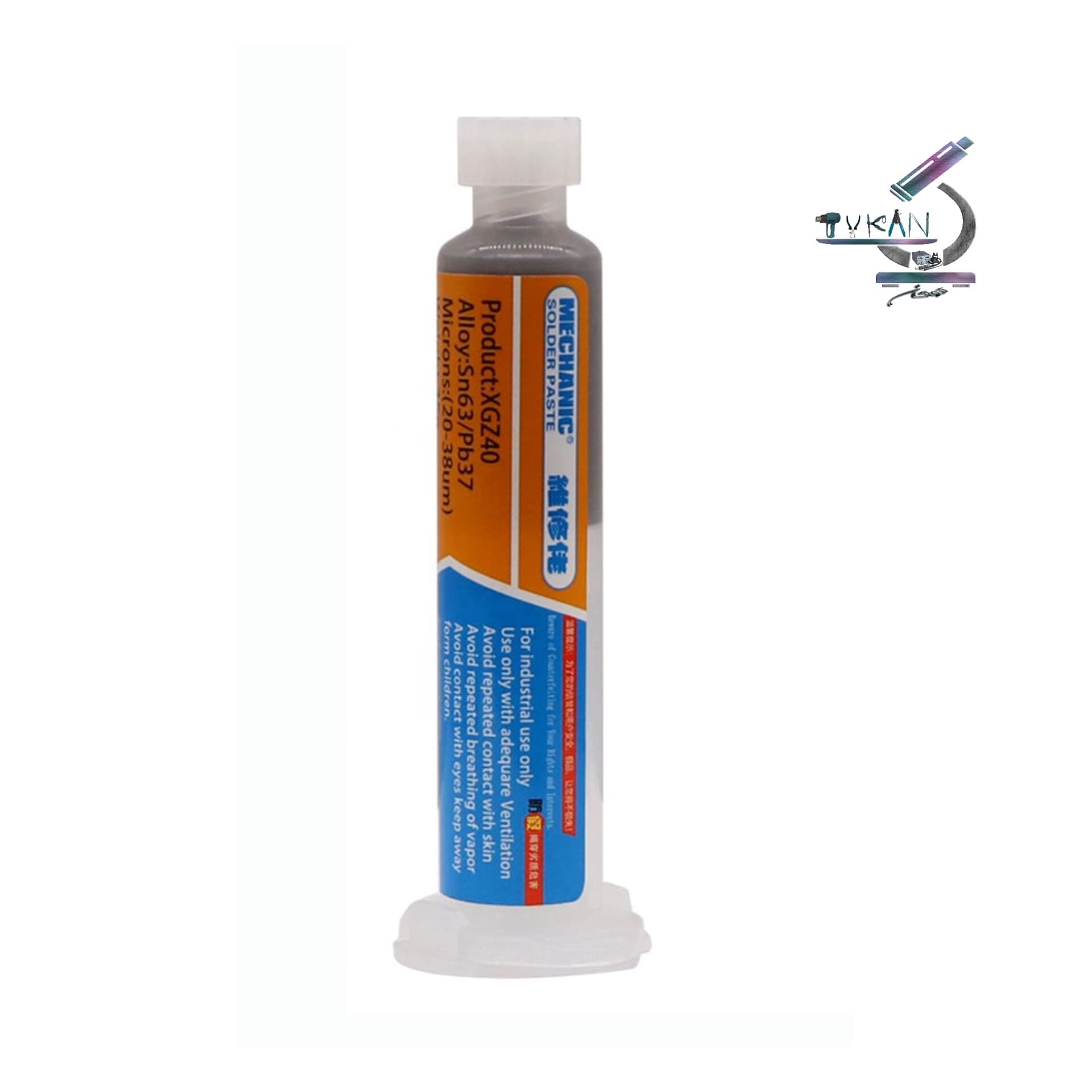 خمیر قلع سرنگی مکانیک مدل MECHANIC XGZ40