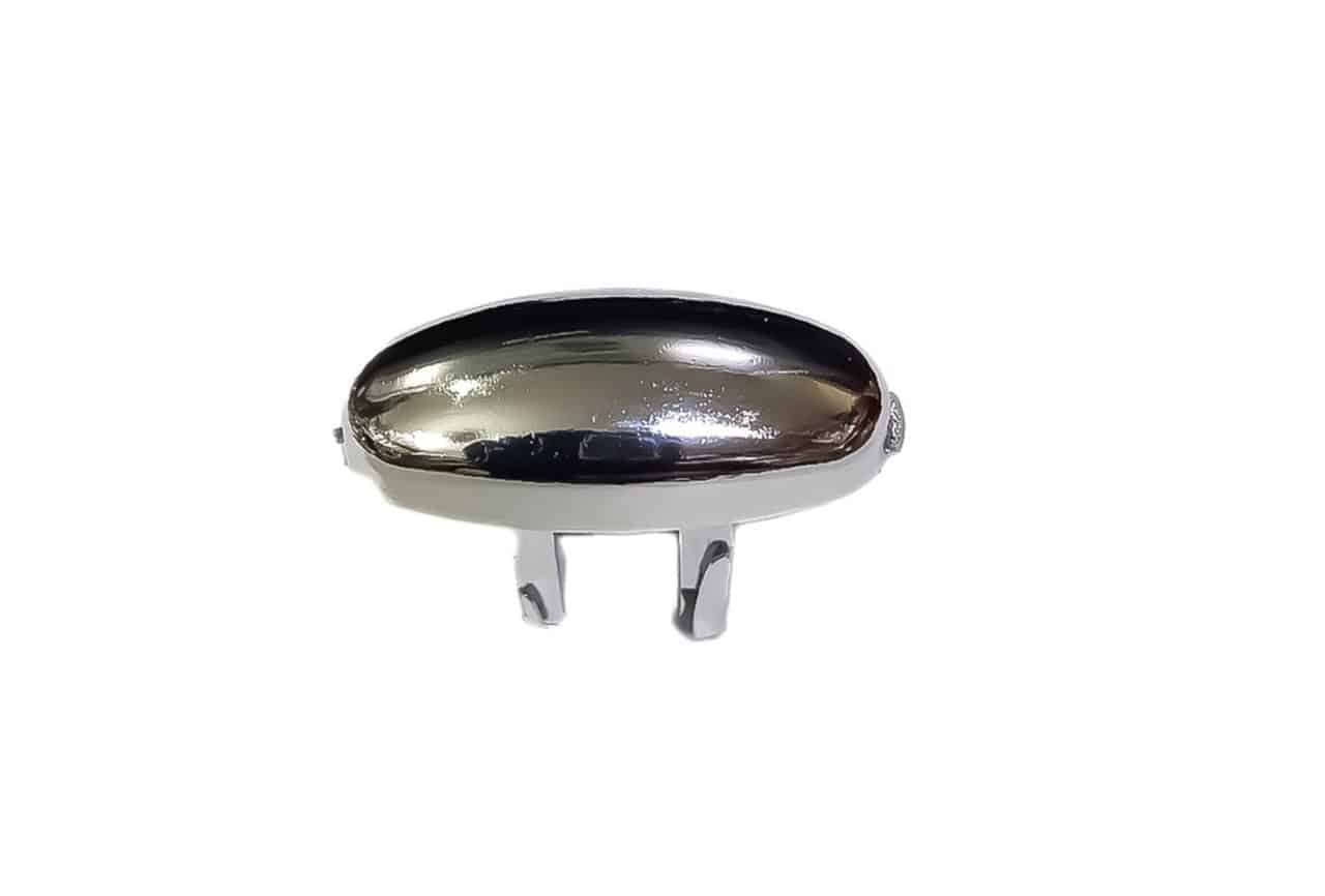 نگین سپر کوچک پژو 206 | نگین خار دار کوچک (آبکاری استیل) | کد 9150 — تصویر ۴