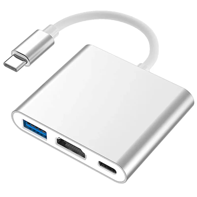 تبدیل GOLD OSCAR TYPE-C TO HDTV+USB3.0+TYPE-C