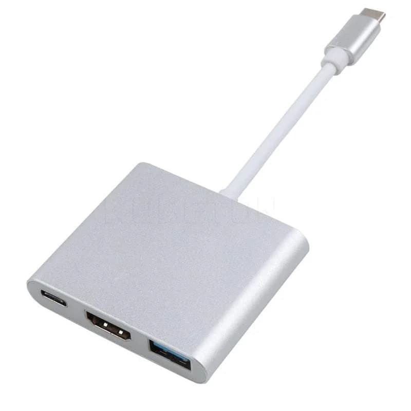 تبدیل GOLD OSCAR TYPE-C TO HDTV+USB3.0+TYPE-C — تصویر ۲