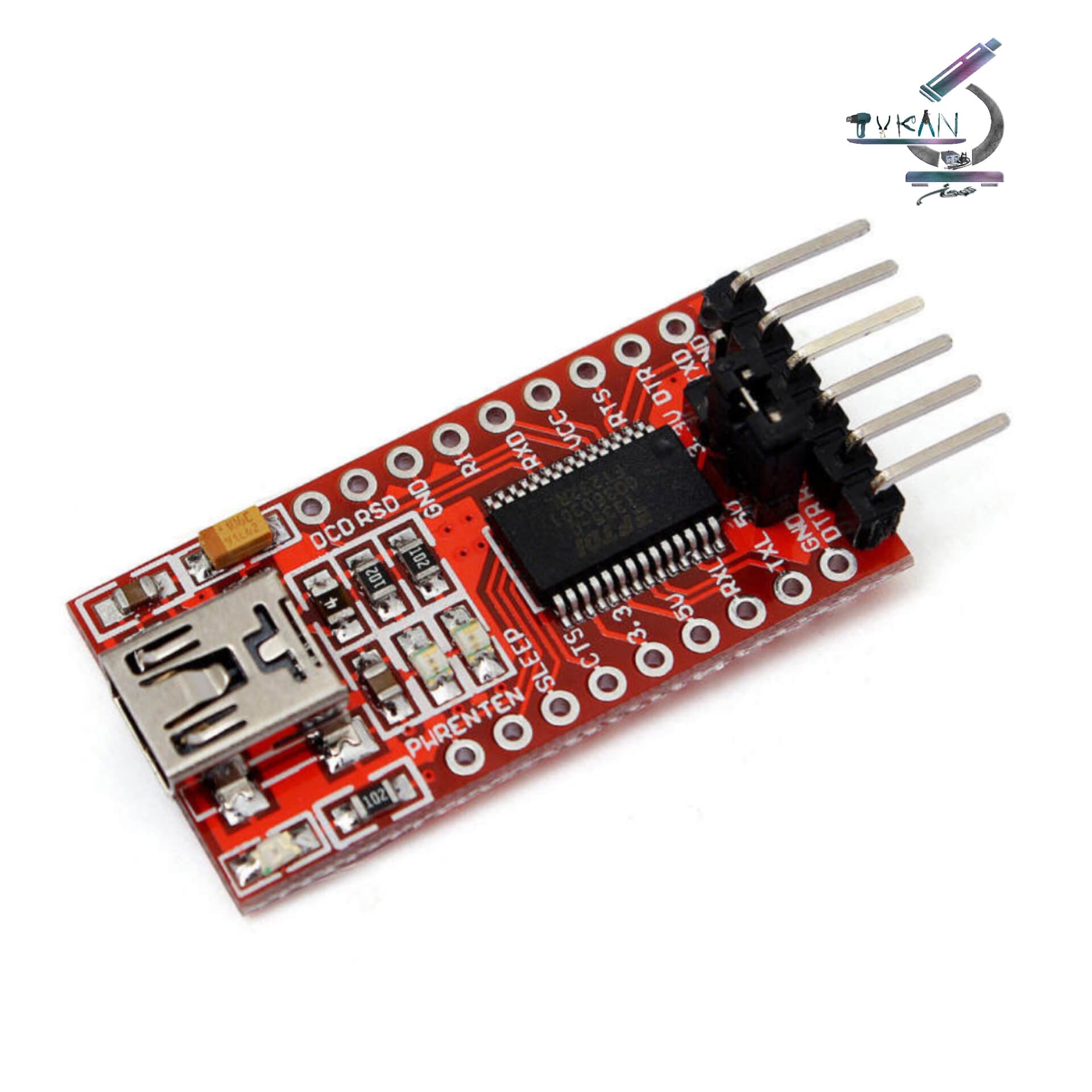 ماژول مبدل USB به سریال مدل FT232RL