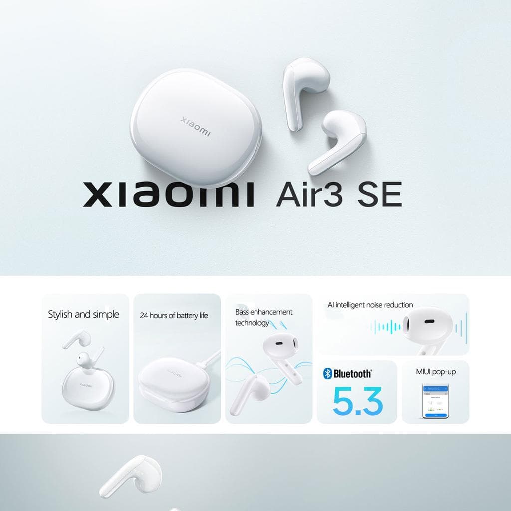 هندزفری بیسیم XIAOMI AIR3 SE (اصلی)+گارانتی 18 ماهه✅ — تصویر ۵