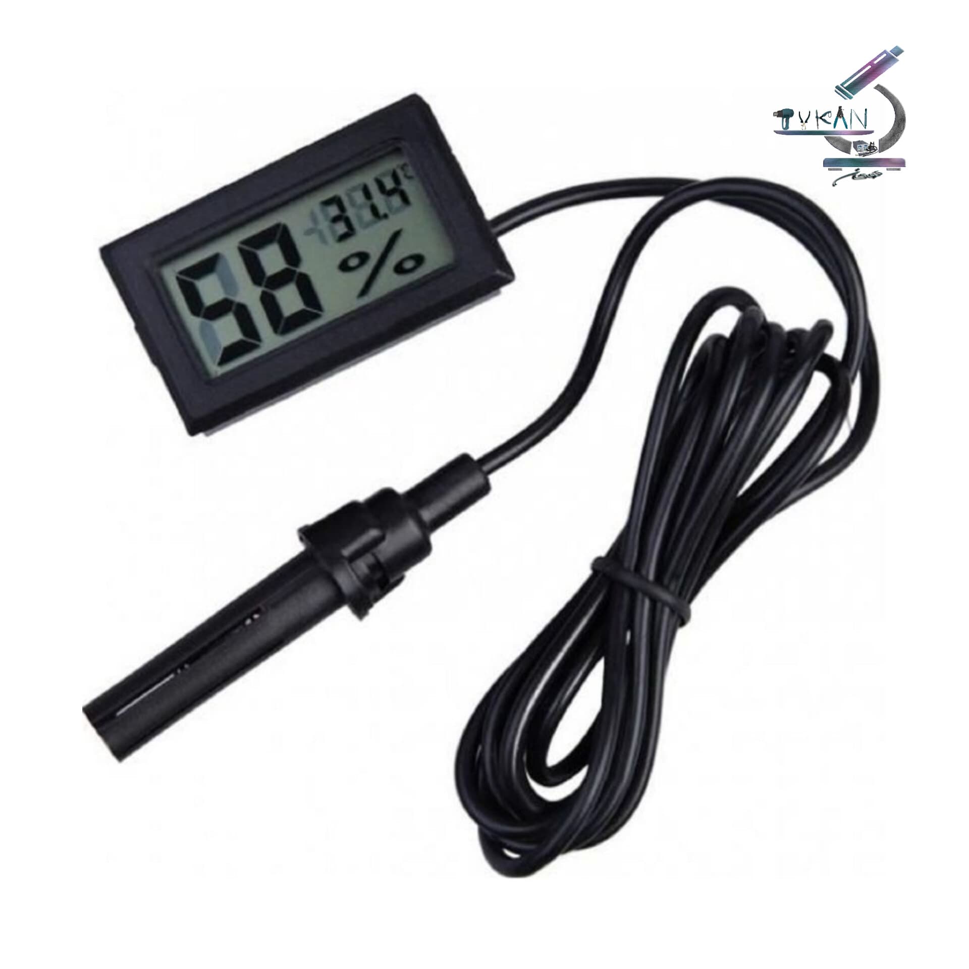 ماژول دماسنج و رطوبت سنج سنسور اکسترنال مدلLX8011 سیم دار