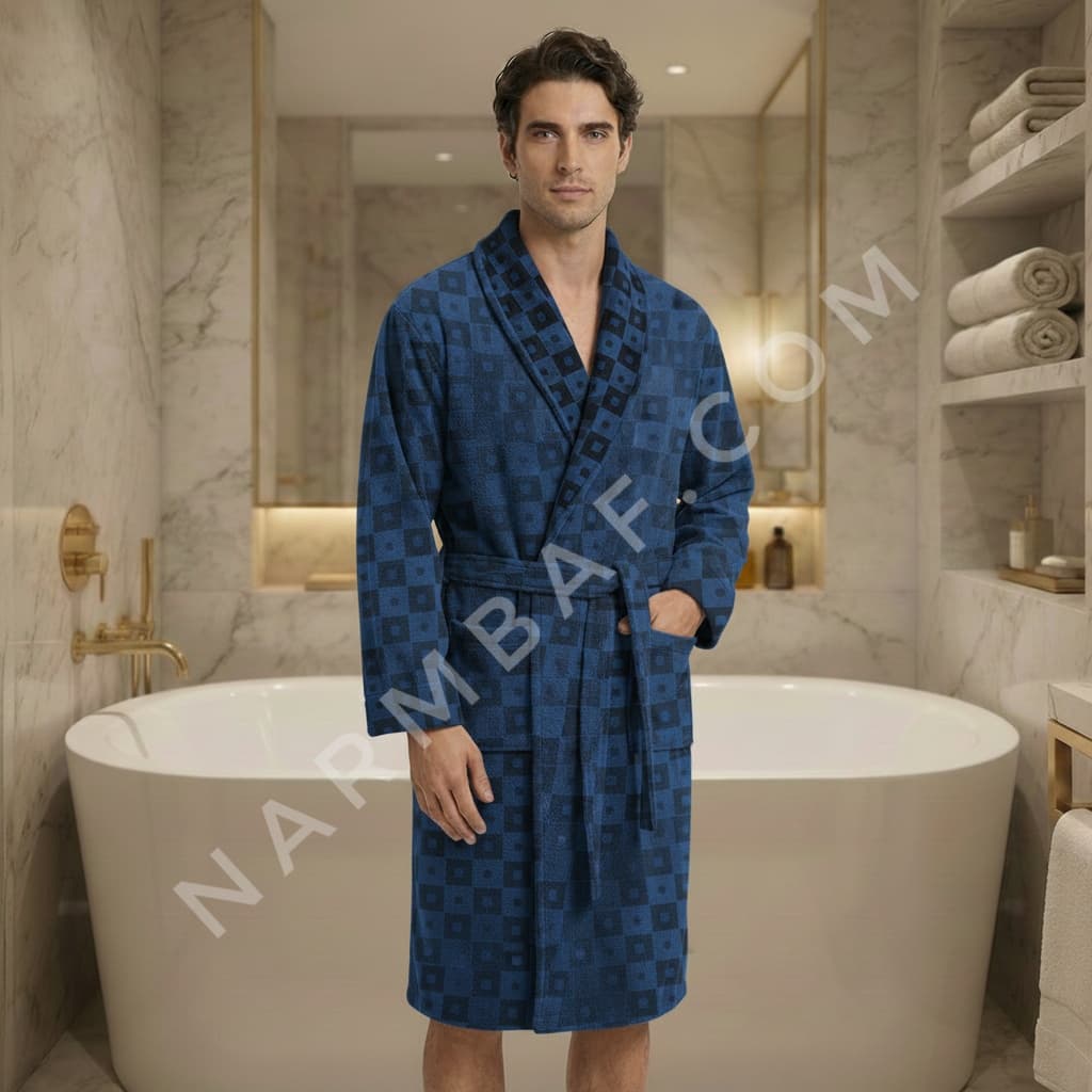 حوله تن پوش مردانه پرنسا سایز 135 (XL) سرمه ای