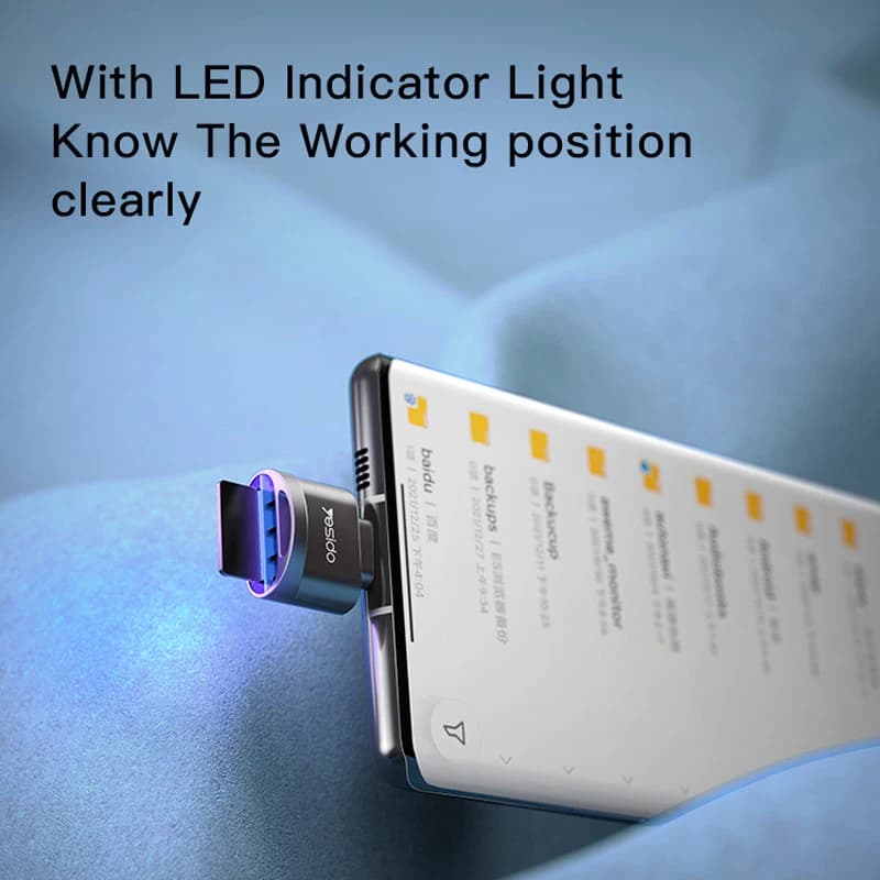 رم ریدر تک کاره Yesido GS18 OTG Lightning — تصویر ۲