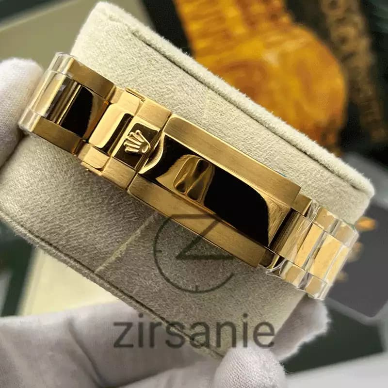 ساعت مچی رولکس ساب مارینر طلایی آبی صفحه آبی (ست) Rolex Submariner Golden Blue Screen — تصویر ۶