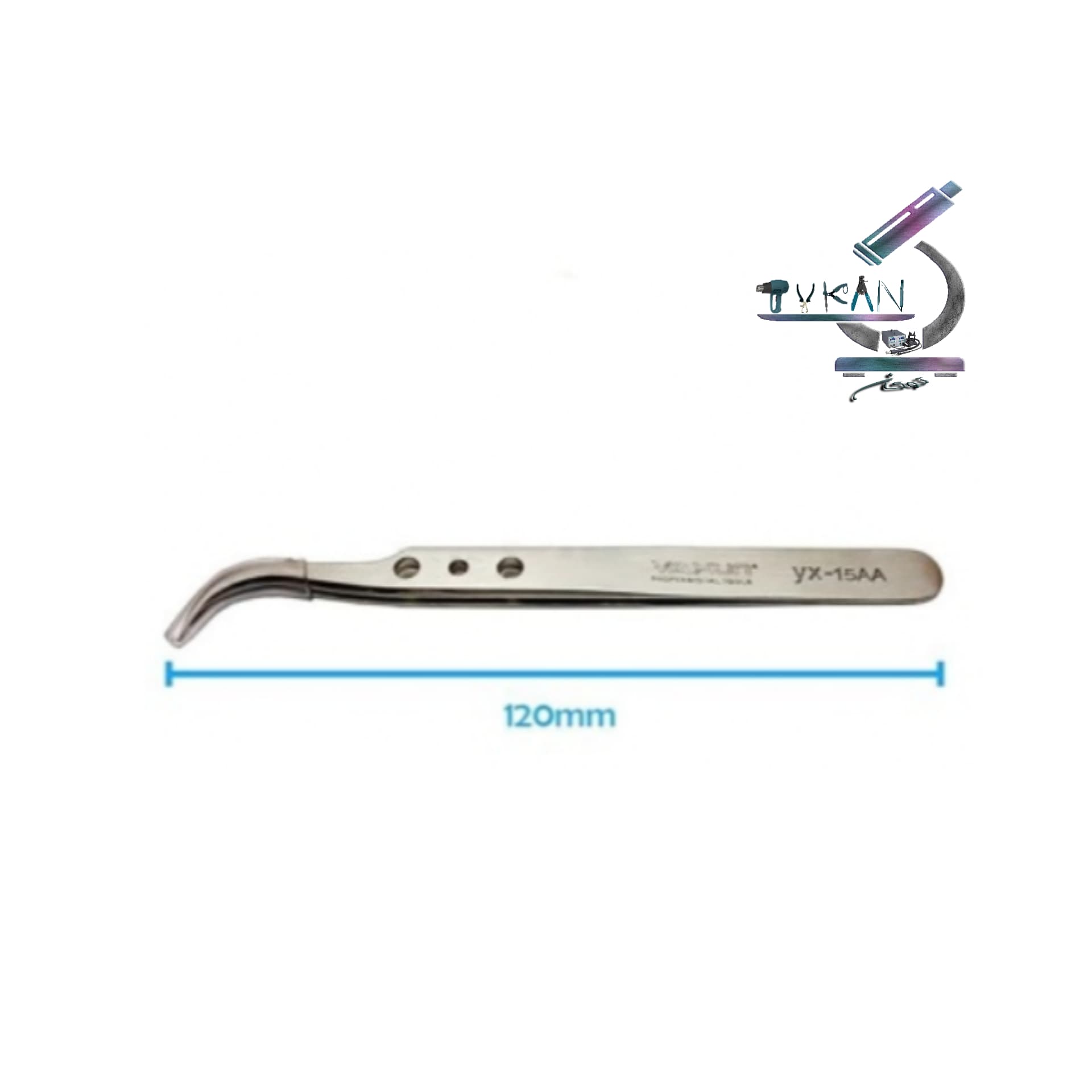 پنس سرکج سوراخ دار یاکسون مدل YAXUN-15AA — تصویر ۲