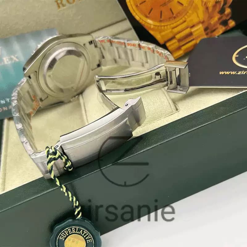 ساعت مچی رولکس ساب مارینر سیلور صفحه آبی (ست) Rolex Submariner Silver Blue Screen — تصویر ۷