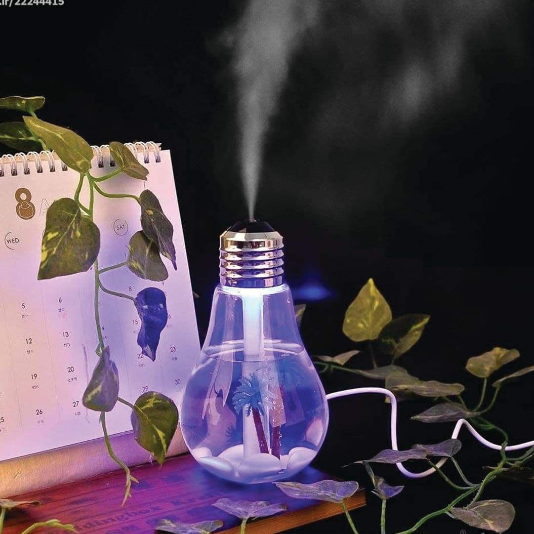 بخور سرد طرح لامپ Bulb humidifier