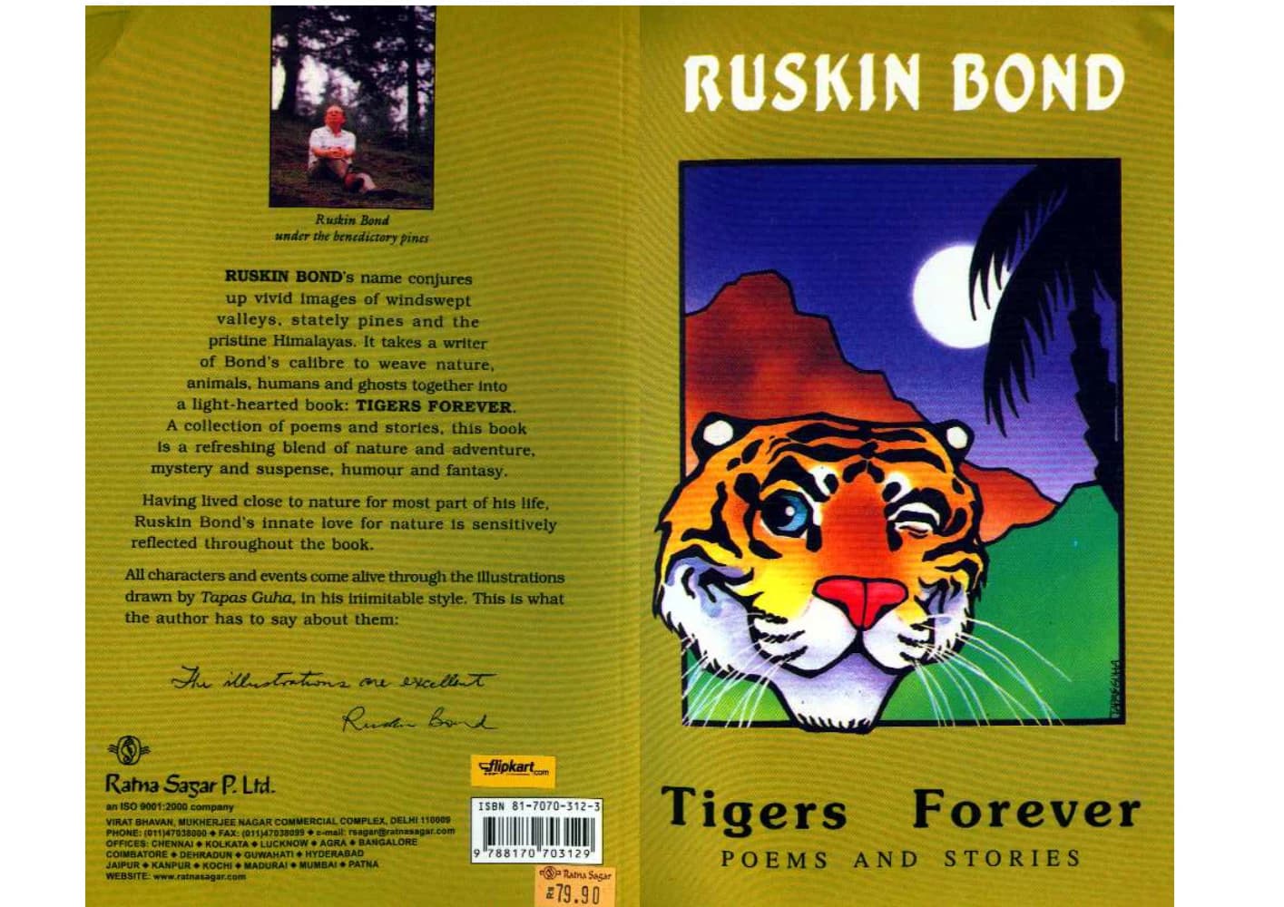 کتاب Tigers Forever (ببرها برای همیشه) نسخه انگلیسی PDF | Ruskin Bond