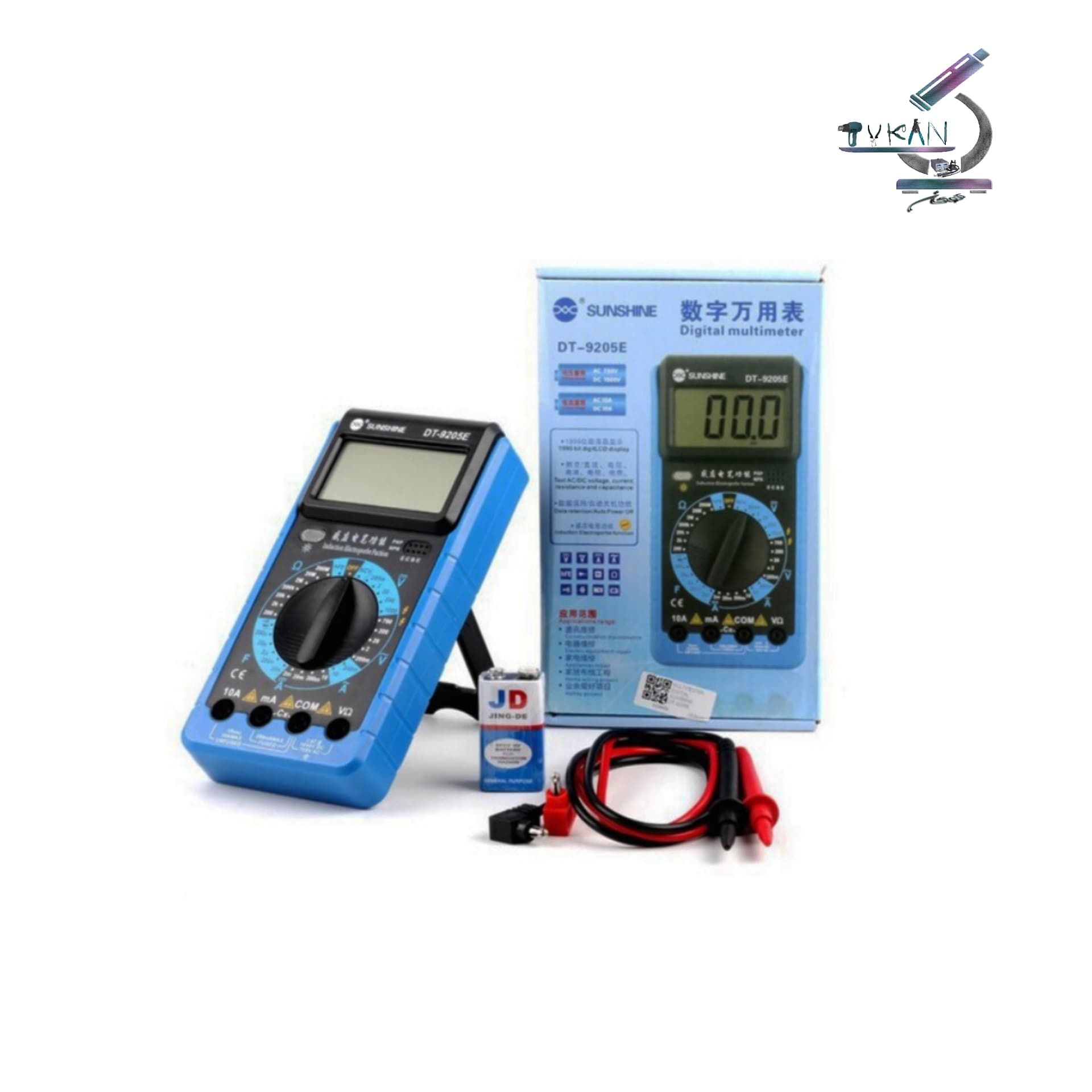 مولتی متر دیجیتال SUNSHINE DT-9205E — تصویر ۳