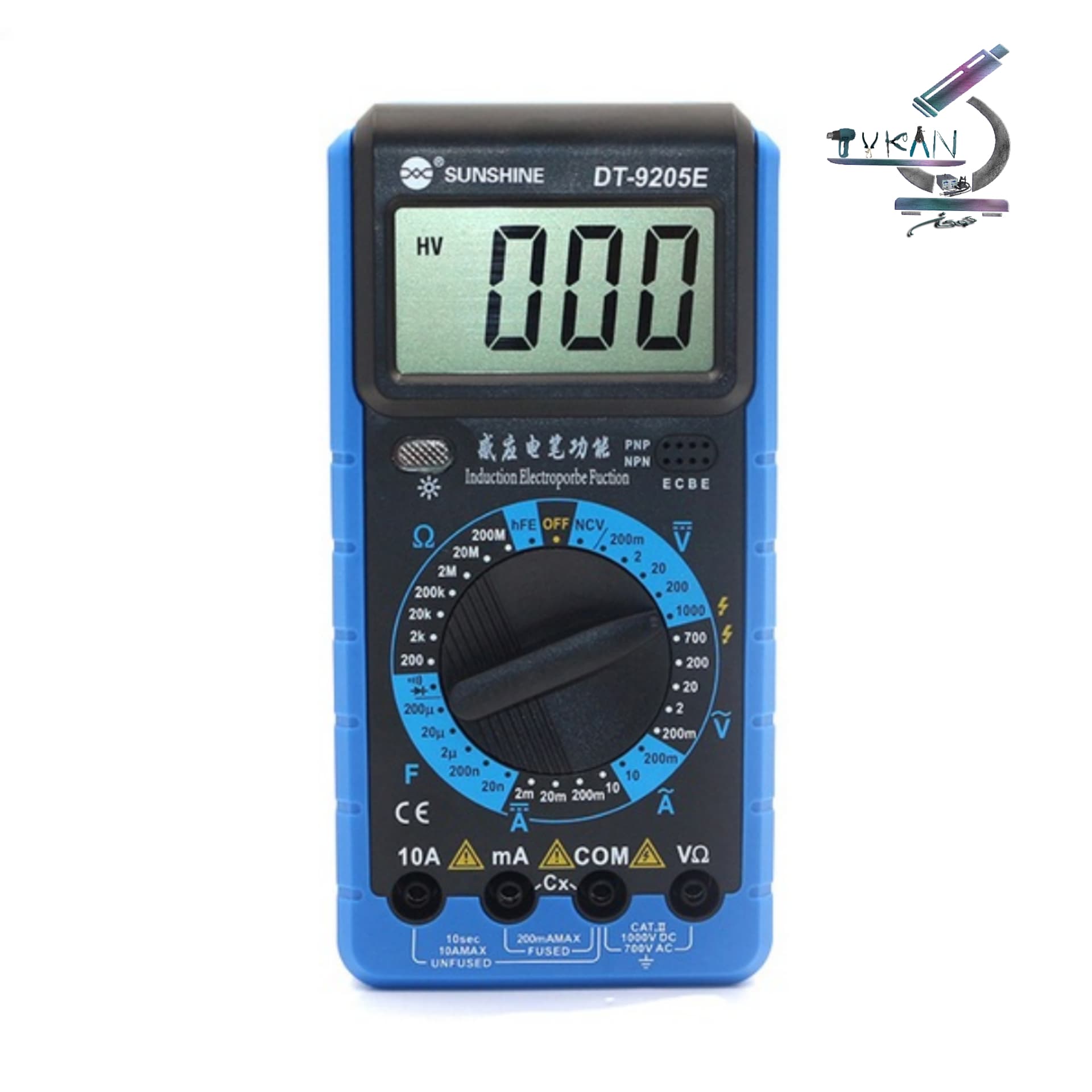 مولتی متر دیجیتال SUNSHINE DT-9205E