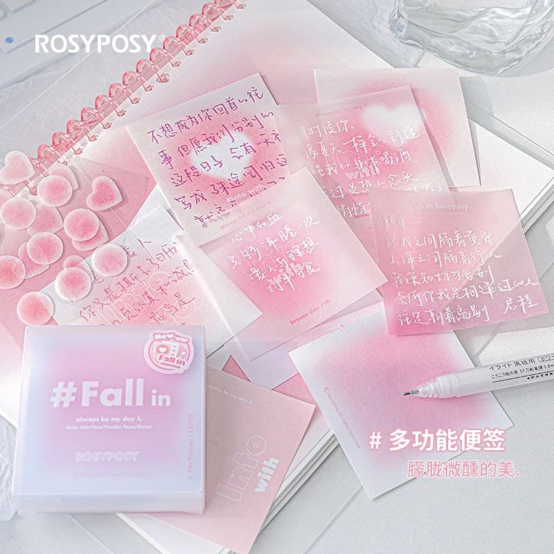 استیک نوت شفاف Fall in