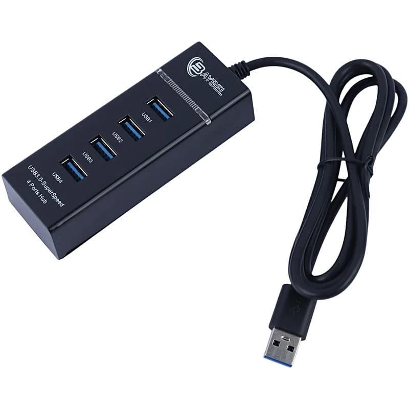 هاب 4 پورت USB3.0 بایبل H-95 — تصویر ۳