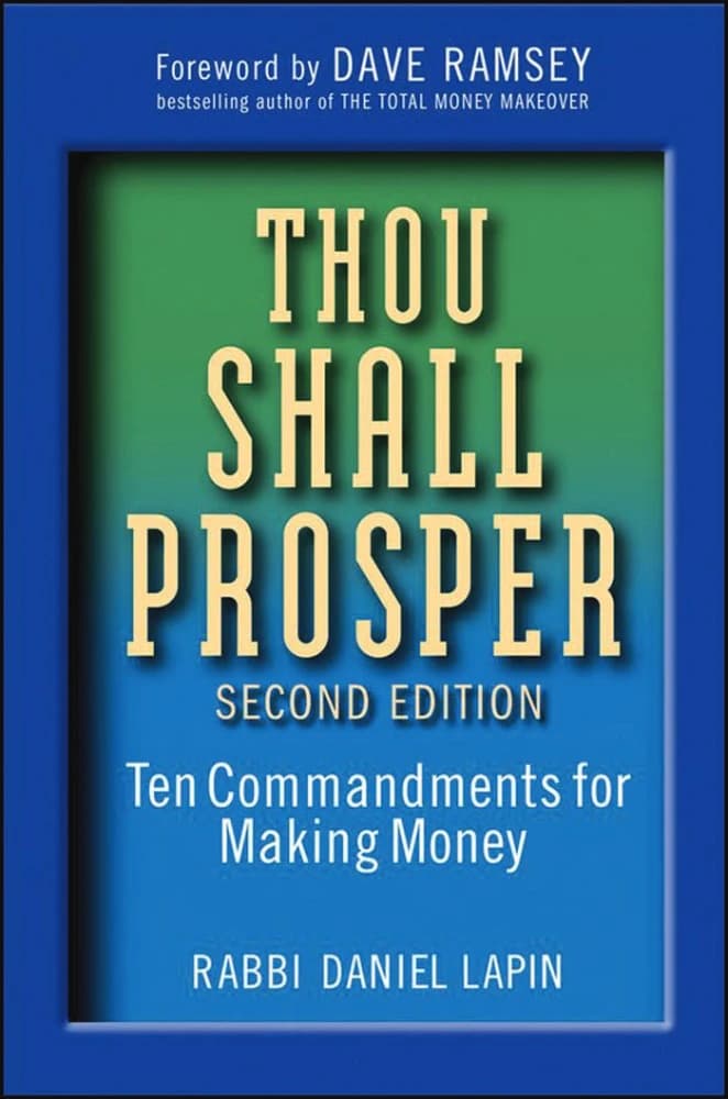 کتاب Thou Shall Prosper (تو باید موفق شوی) نسخه انگلیسی PDF | Rabbi Daniel Lapin