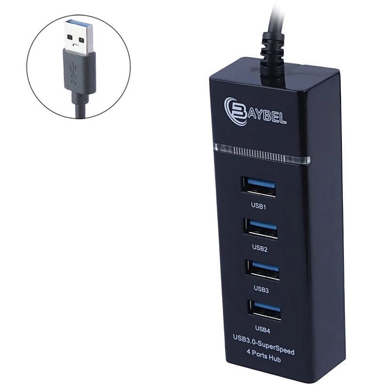 هاب 4 پورت USB 3.0 بایبل H-94 — تصویر ۲