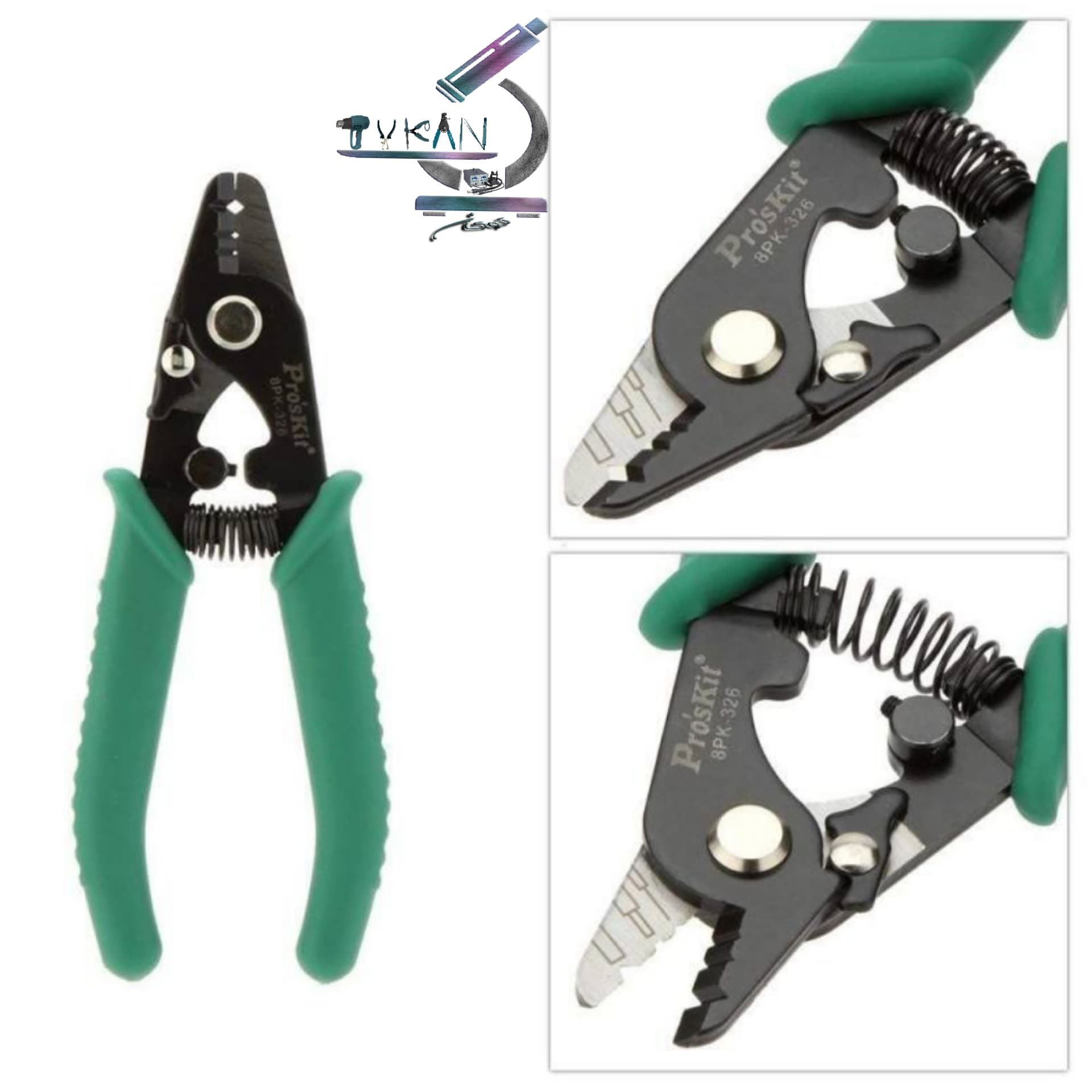 سیم لخت کن فیبر نوری پروسکیت مدل proski 8PK-326 — تصویر ۲