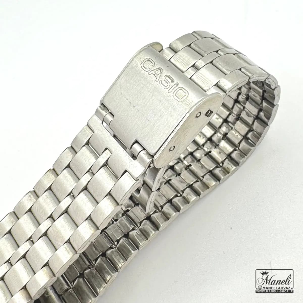 ساعت کاسیو (casio) سیلور صفحه ی آبی — تصویر ۲