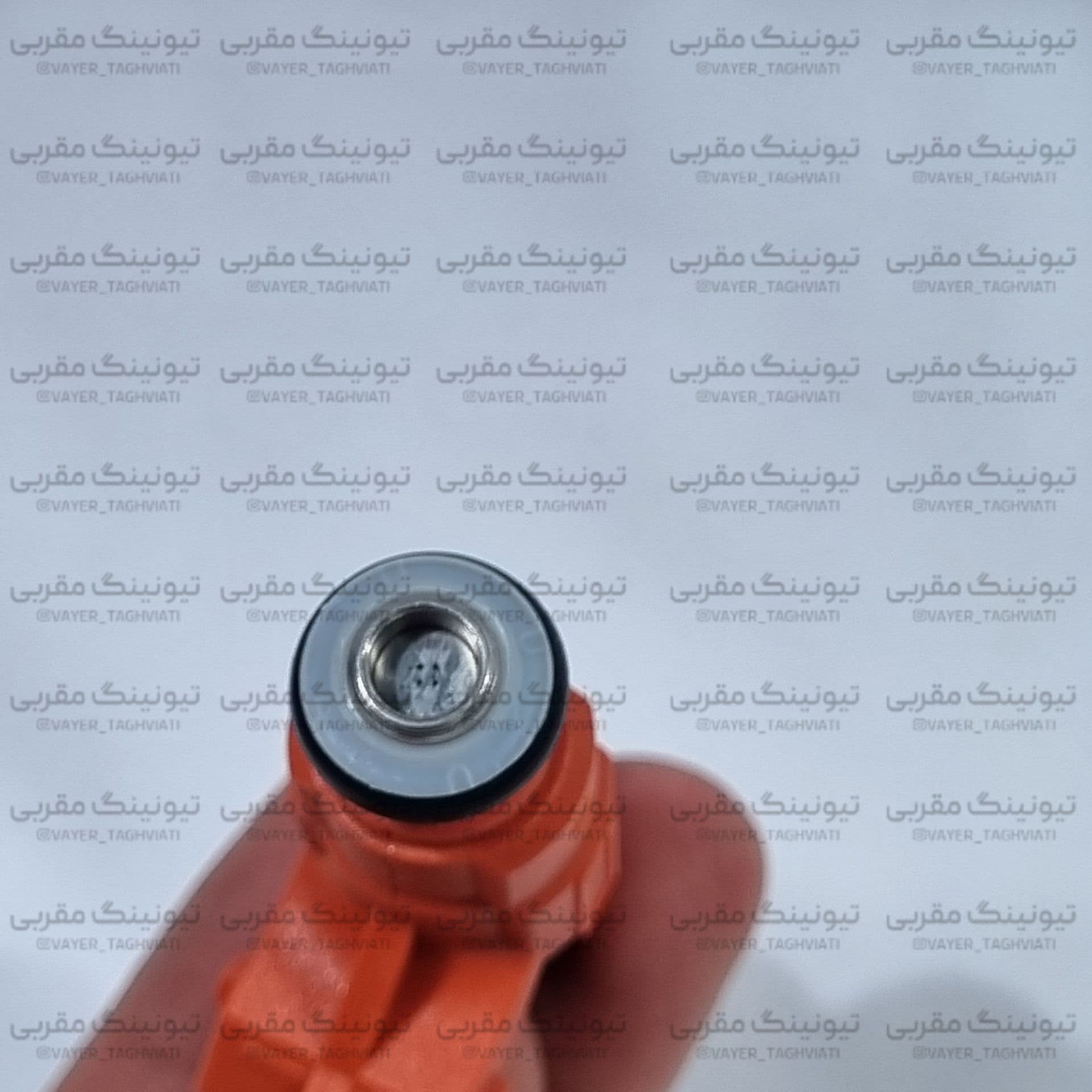 سوزن انژکتور نارنجی برند شرکتی — تصویر ۲