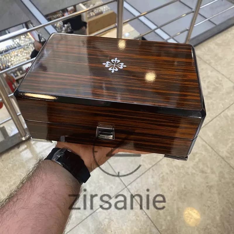 جعبه اصلی ساعت پتک فیلیپ Pattek philipe box orginal — تصویر ۳