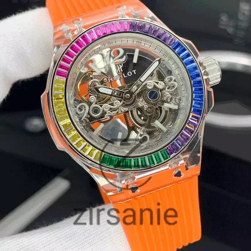 ساعت مچی مردانه و زنانه هابلوت بیگ بنگ Hublot Bigbang Unico Diamond Multicolor — تصویر ۶