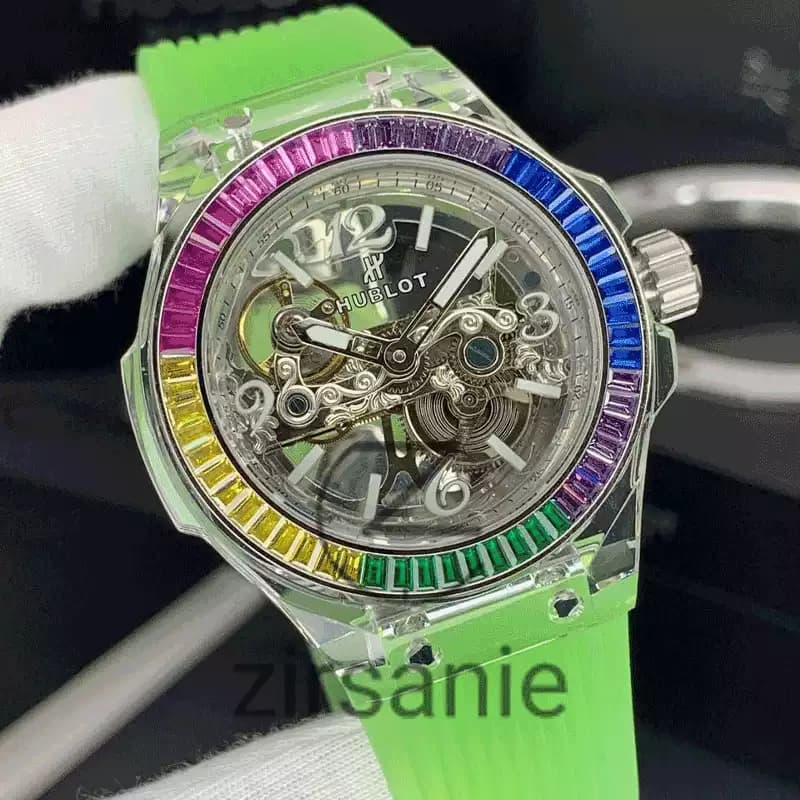 ساعت مچی مردانه و زنانه هابلوت بیگ بنگ Hublot Bigbang Unico Diamond Multicolor — تصویر ۴