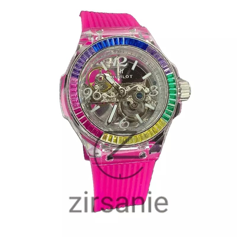 ساعت مچی مردانه و زنانه هابلوت بیگ بنگ Hublot Bigbang Unico Diamond Multicolor