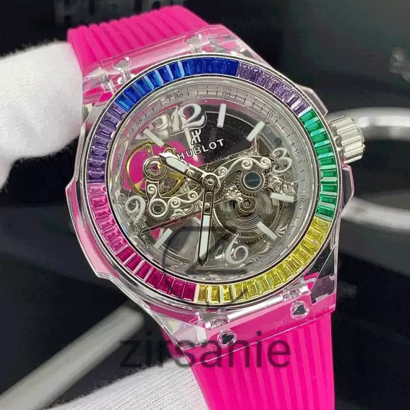 ساعت مچی مردانه و زنانه هابلوت بیگ بنگ Hublot Bigbang Unico Diamond Multicolor — تصویر ۲