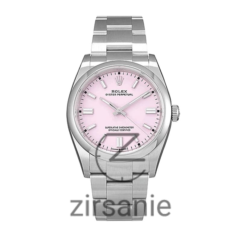 ساعت مچی زنانه رولکس پرپچوال Rolex Oyster Perpetual Silver Pink