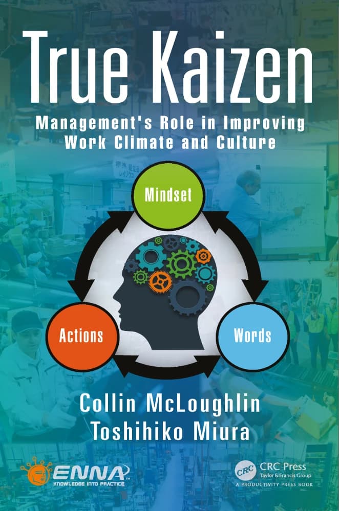 کتاب True Kaizen: Management’s Role in Improving Work Climate and Culture (کایزن واقعی: نقش مدیریت در بهبود فضای کاری و فرهنگ سازمانی) نسخه انگلیسی PDF