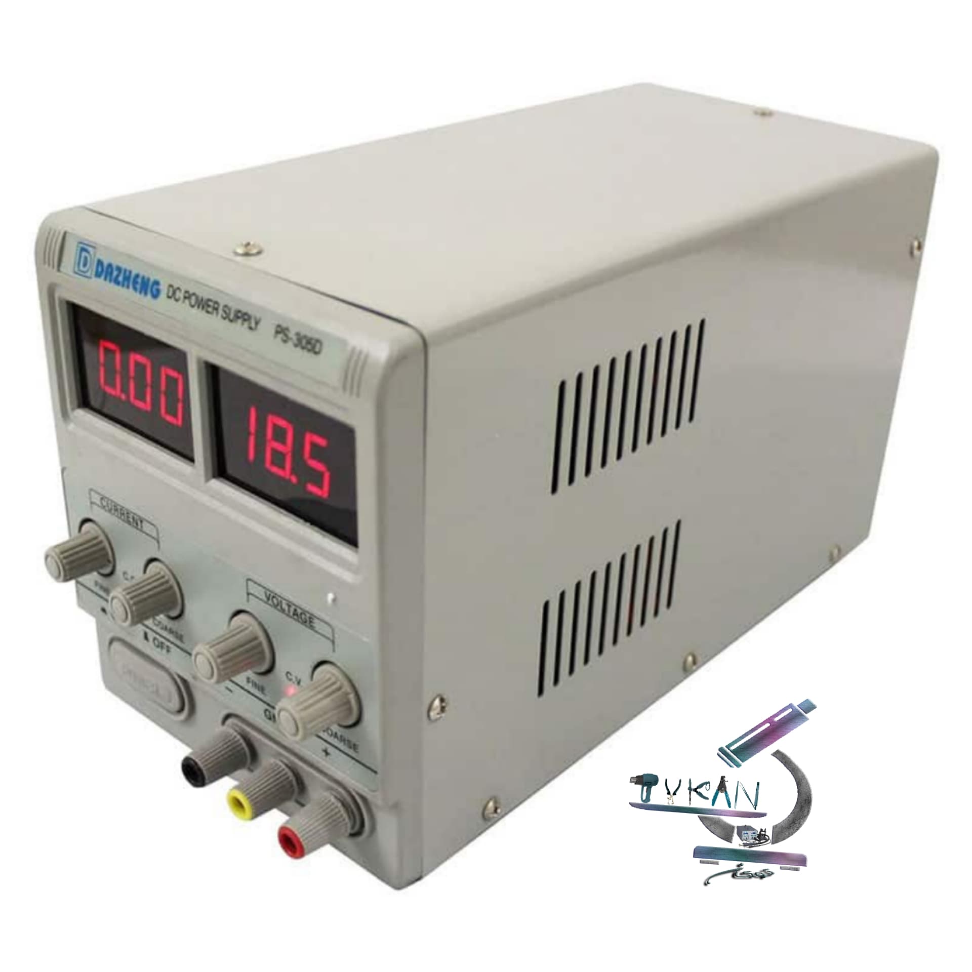 منبع تغذیه (اصلی) داژنگ 30 ولت/ 5 آمپر DAZHENG PS-305D — تصویر ۲